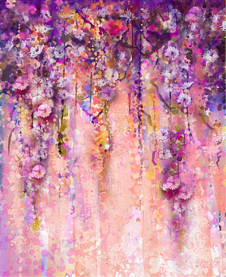 Картина Волшебные цветы 3 - Нонгкран Фон 