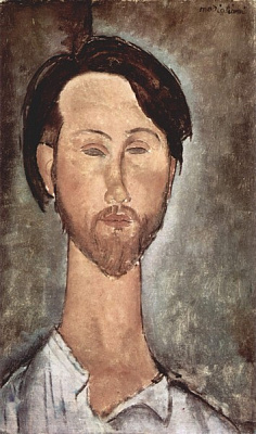 Картина Портрет Леопольда Зборовського - Модільяні Амедео 