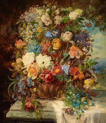 Картина Летние цветы - Зацка Ханс 
