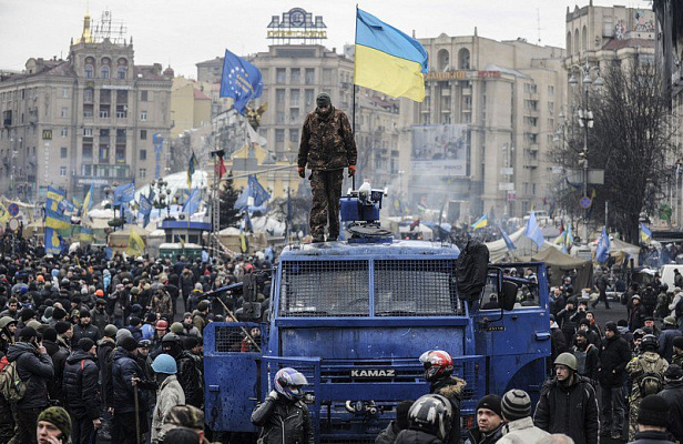 Картина Евромайдан - Город 