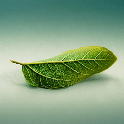 Картина Зеленый листок - Природа 