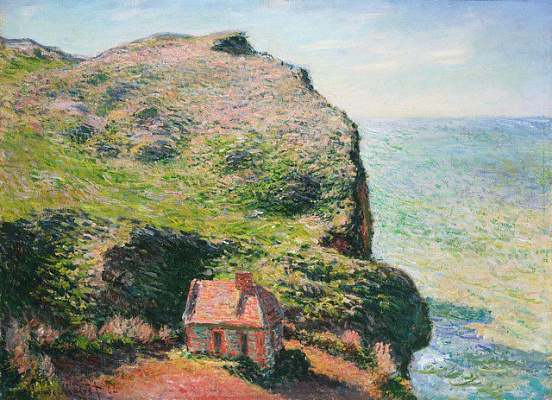 Картина Будинок на скелі - Моне Клод 