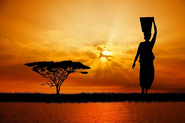 Картина Африканський краєвид - Природа 