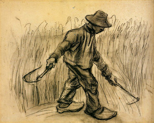 Картина Ван Гог Винсент4 - Картины карандашом 