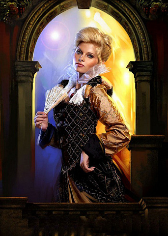 Девушка в арке