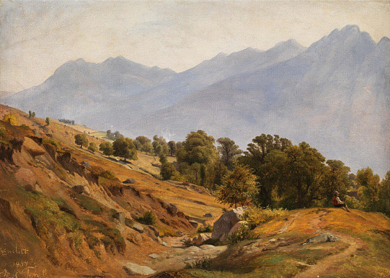 Картина Гірський краєвид навколо Тіроль - Пейзаж 