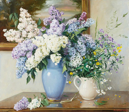 Кувшины с цветами