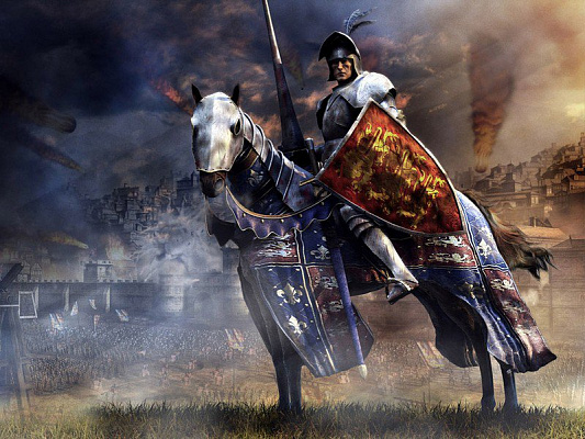 Картина Лицар на коні 3 - Військові 