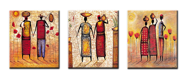 Картина Африка 1. Триптих - Картины на кухню 