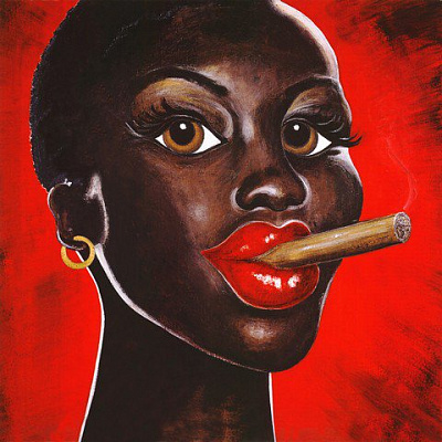 Картина Особи, Африка - Невідомий художник 