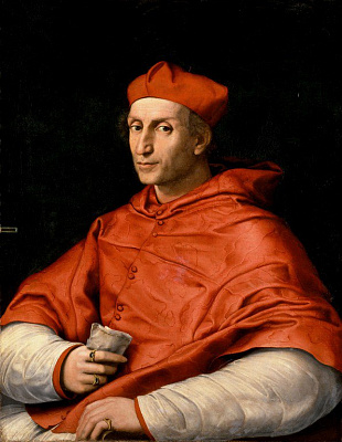 Картина Портрет кардинала Біббієна - Рафаель Санті 