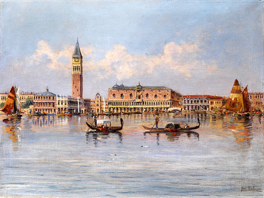 Картина Перегляд Венеції. Палац Дожів - Кауфман Карл 