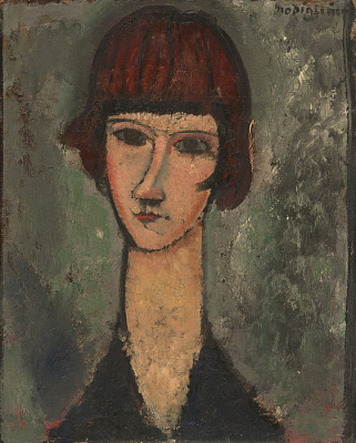 Картина Портрет женщины 1954 - Модильяни Амедео 