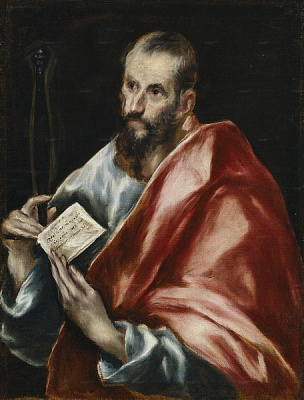 Картина Св.Апостол Павло (Мадрид, Прадо) - Ель Греко 