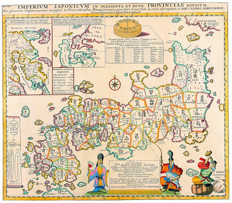 Картина Карта Японії - Карти на стіну 
