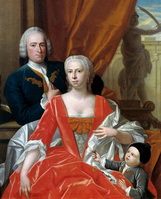 Картина Старовинний сімейний портрет - Сімейні старовинні 
