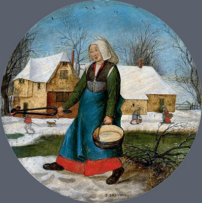 Картина Фламандські прислів'я 13 - Брейгель Пітер Молодший 
