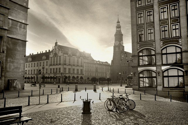 Картина Місто - Чорно-біле 