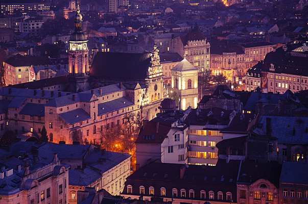 Картина Вечерний Львов - Город 