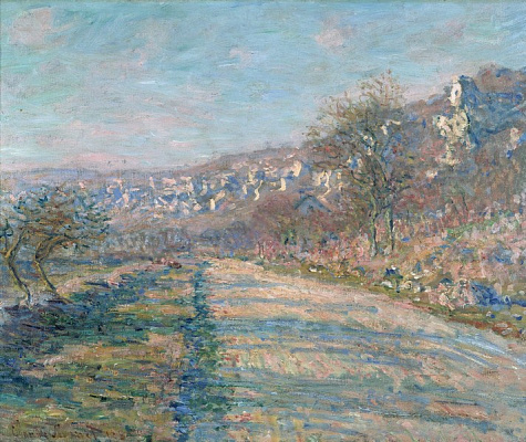 Картина Дорога в Ла-Рош-Гийон - Моне Клод 
