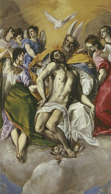 Картина Святая Троица (Мадрид, Прадо) - Эль Греко 