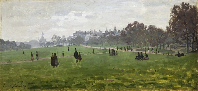 Картина Грин-парк в Лондоне - Моне Клод 