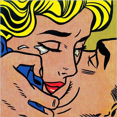 Картина Поцілунок - Ліхтенштейн Рой 