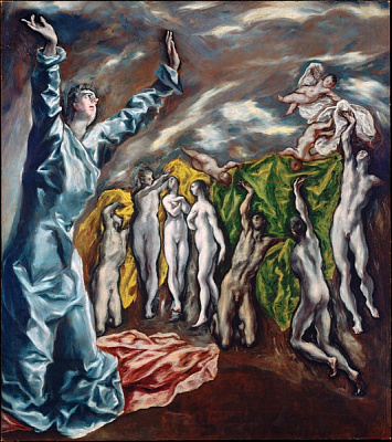 Картина Бачення св.Іоанна Богослова на Патмосі - Ель Греко 
