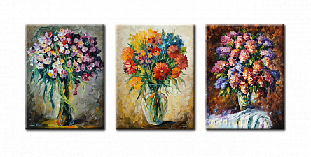 Дикие цветы. Триптих