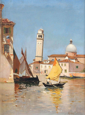 Картина Венецианский пейзаж - Санторо Рубенс 