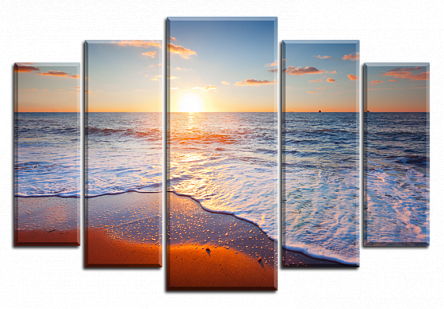 Приплив на заході сонця