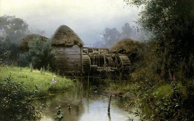 Картина Старая мельница - Поленов Василий 