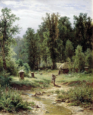 Картина Пасека в лесу - Шишкин Иван 