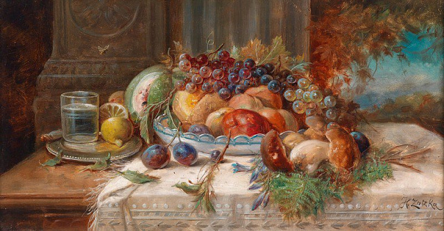 Картина Натюрморт с фруктами 3 - Зацка Ханс 