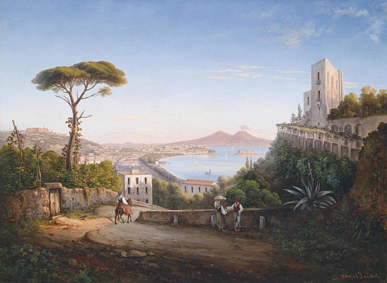 Картина Неаполитанский залив с Везувием - Джаекл Генри 