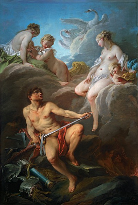 Картина Венера, просящая у Вулкана оружие для Энея  - Буше Франсуа 