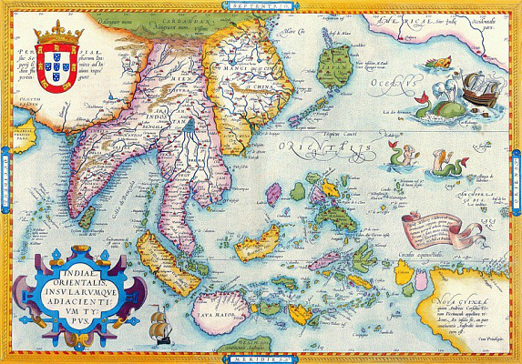 Картина Океания - Карты на стену 