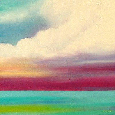 Картина Облака над теплой водой - Джонстон Мэри 