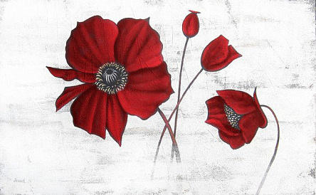 Червоні квіти 2