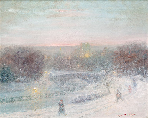 Картина Центральний парк вид зі сходу - Бертельсен Йоханн 