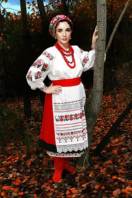 Картина В українському лісі - Жіночі національні 