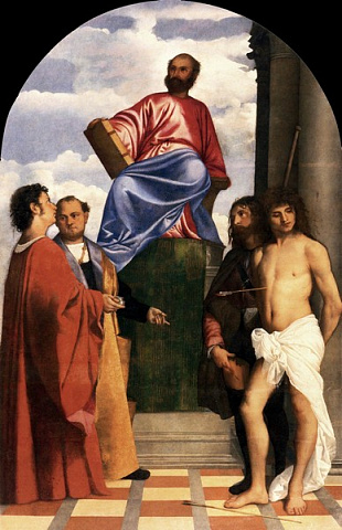 Св. Марк зі св. Космою, Даміаном, Рохом та Себастьяном