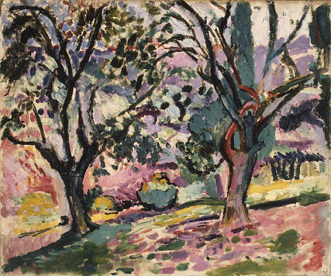 Картина Деревья оливы в цвету - Матисс Анри 