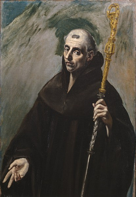 Картина Св.Бенедикт - Эль Греко 