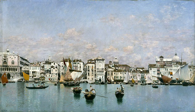 Картина Набережна Рива дельї Скьявоні у Венеції - Ріко Ортега Мартін 