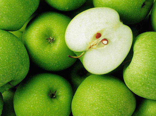 Картина Зеленые яблоки - Еда-напитки 