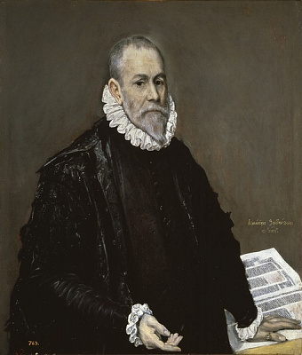 Картина Портрет доктора Родріго де ла Фуенте - Ель Греко 