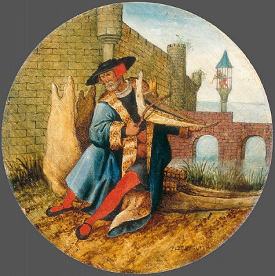Картина Фламандские пословицы 6 - Брейгель Питер Младший 