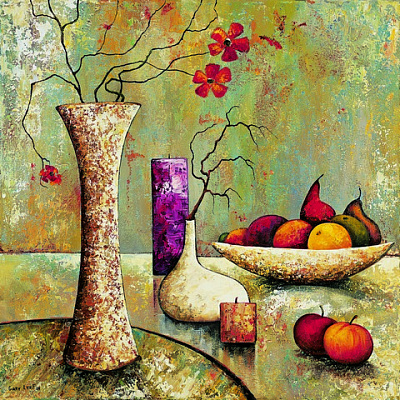 Картина Вази та фрукти 2 - Картини для кафе 