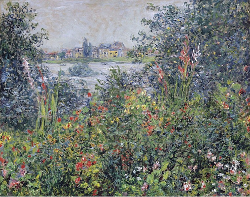 Картина Цветы в Ветёй - Моне Клод 